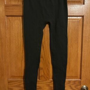 Maurices Charcoal Fleece Lined Leggings